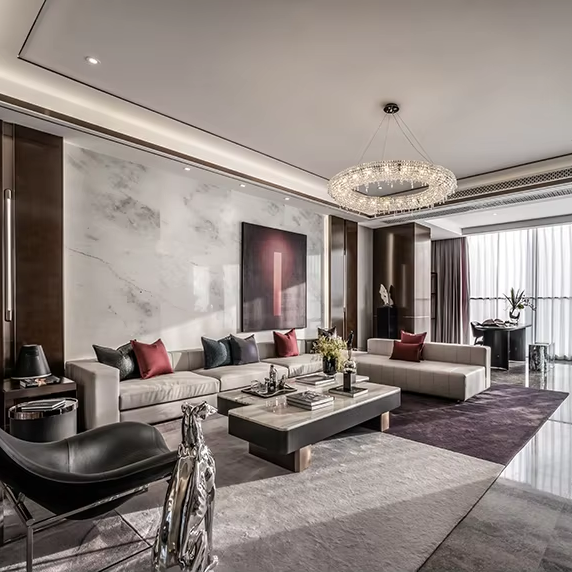 Interior Design Layout - Sanhai Light Interior Design Construction Drawing
