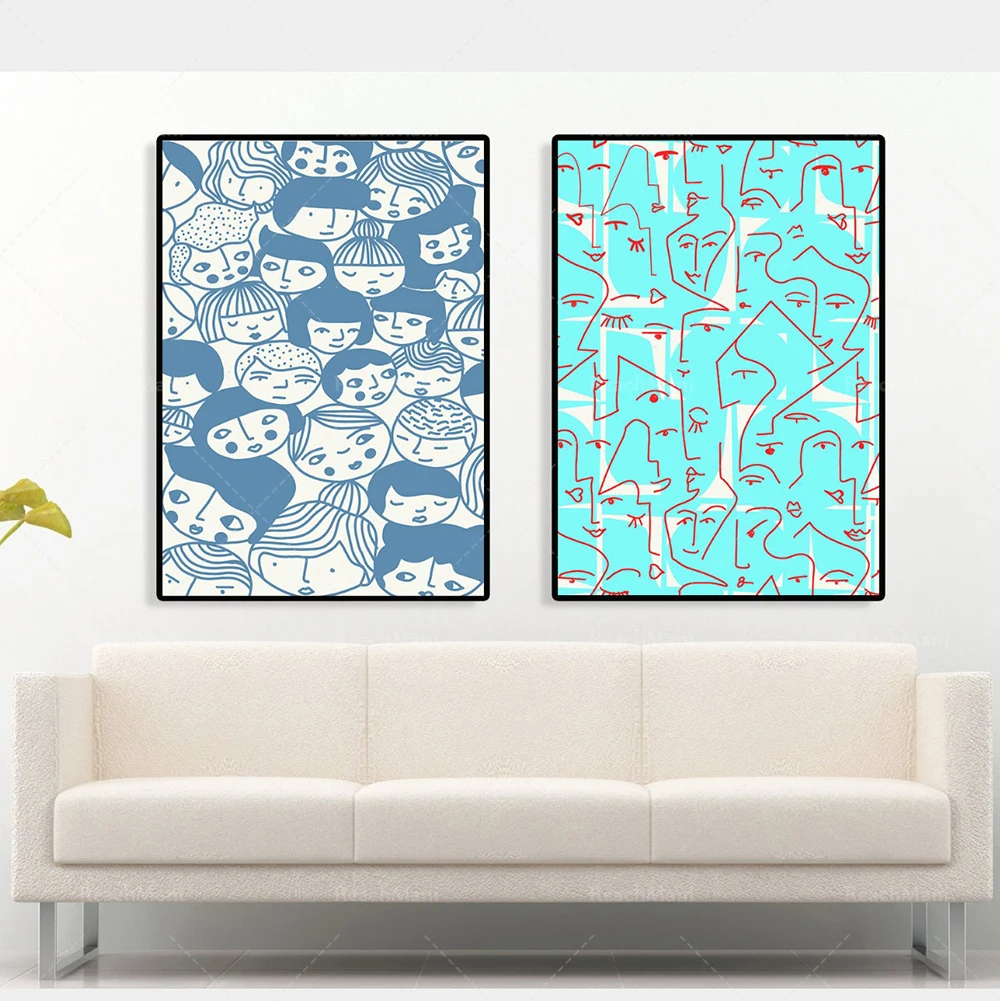 Portrait Graphic Sketch Art De - Interior Design Scandinavian review and price