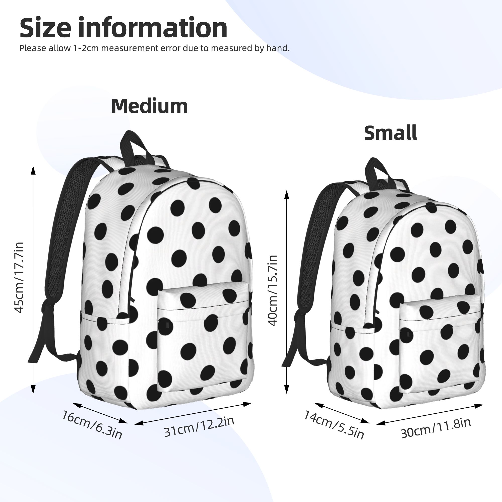 Monochrome Polka Dot Backpack  - Interior Design Monochrome review and price