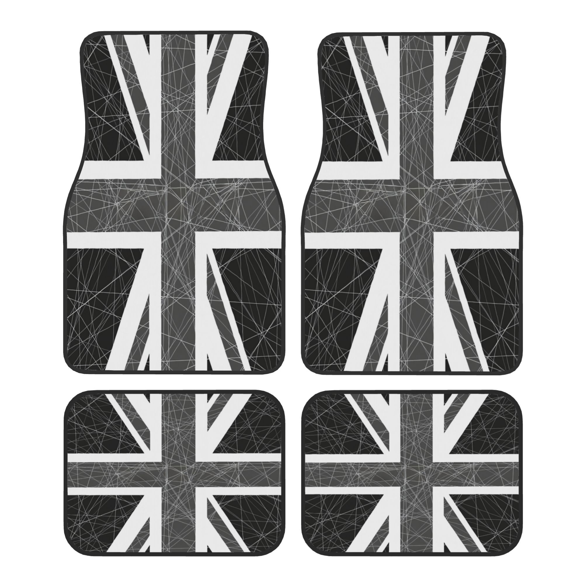 4pcs Monochrome Union Jack Fla - Interior Design Monochrome review and price