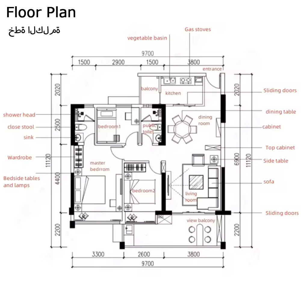 Sanhai Super Luxurious Mansion - Interior Design Layout review and price